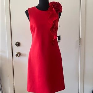 JASON WU Red Cocktail Dress. NEW
